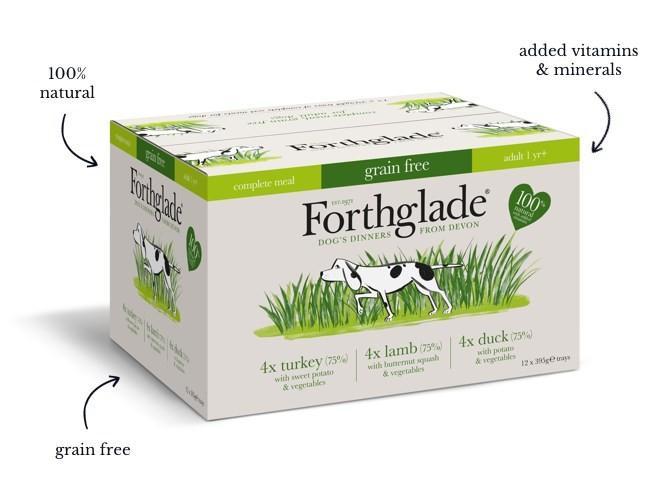 Forthglade Complete Grain Free Adult Multicase 12x395g