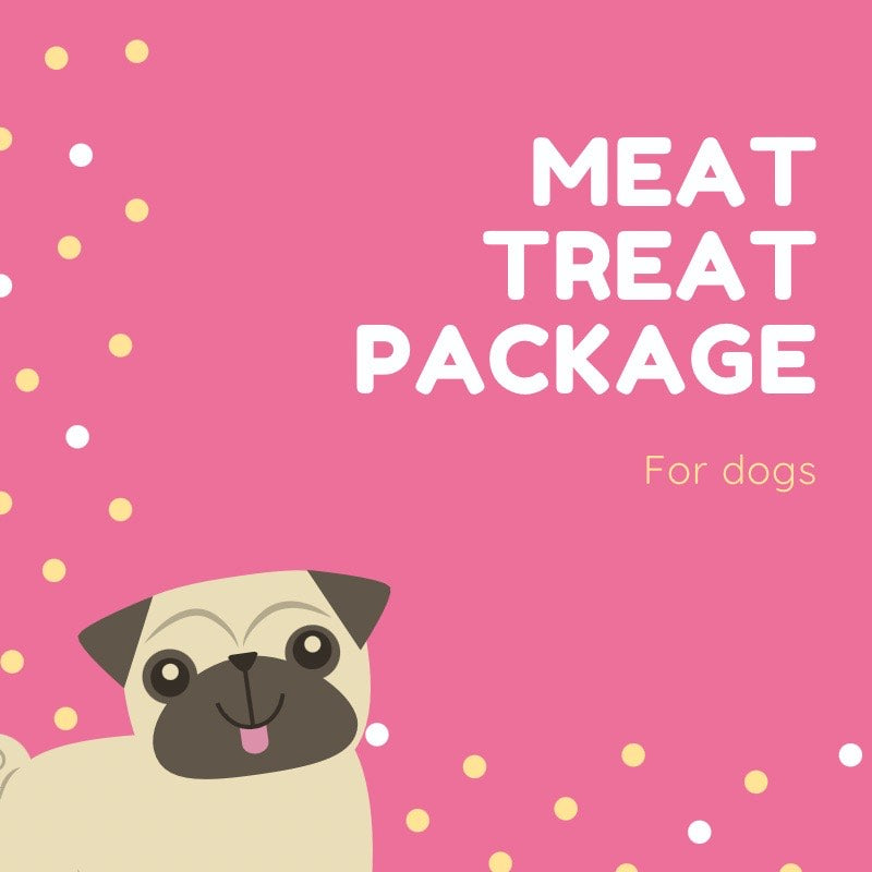 100% Natural Meat Treat Package for Dogs