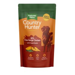 Country Hunter 80% Free Range Chicken with Superfoods Pouches 150g
