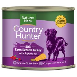 Country Hunter 80% Farm Reared Turkey with Superfoods 600g