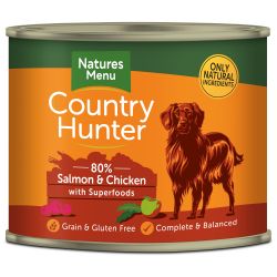 Country Hunter 80% Salmon & Chicken with Superfoods 600g