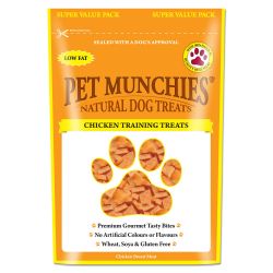 Pet Munchies Natural Chicken Training Treats Super Value Pack 150g