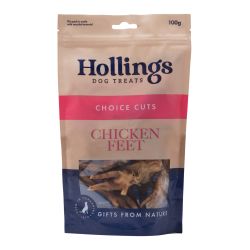 Hollings 100% Natural Chicken Feet 120g