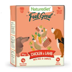 Naturediet Feel Good Chicken & Lamb 390g