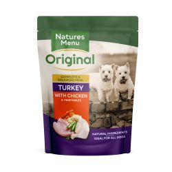 Natures Menu Original Turkey with Chicken & Vegetables Pouches 300g