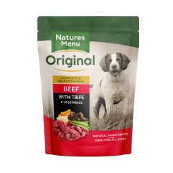 Natures Menu Original Beef with Tripe & Vegetables Pouches 300g