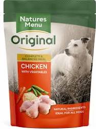 Natures Menu Original Chicken with Vegetables Pouches 300g
