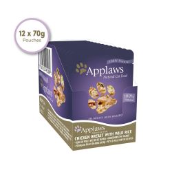 Applaws Pouch Chicken with Wild Rice 12pk