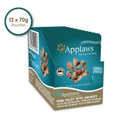 Applaws Pouch Tuna with Whole Anchovy 12pk