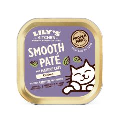 Lily's Kitchen Chicken pate for Mature Cats 19x85g Trays