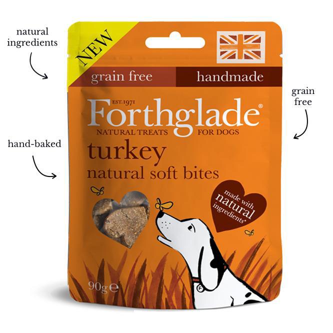 Forthglade Soft Bite Grain Free Turkey Treat 90g