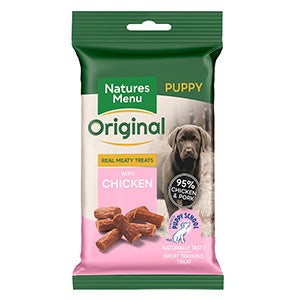 Natures Menu Real Meaty Treats with Chicken for Puppies 60g