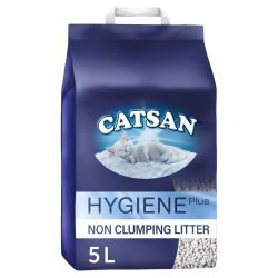 Catsan Hygiene Non-Clumping Odour Control Cat Litter 5Ltr