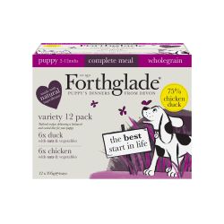 Forthglade Complete Puppy with Oats Variety Case - Duck & Chicken 12x395g