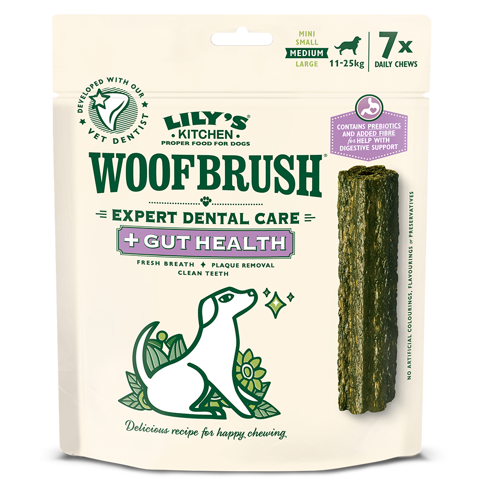 Lily's Kitchen Dog Woofbrush Gut Health Dental Chew