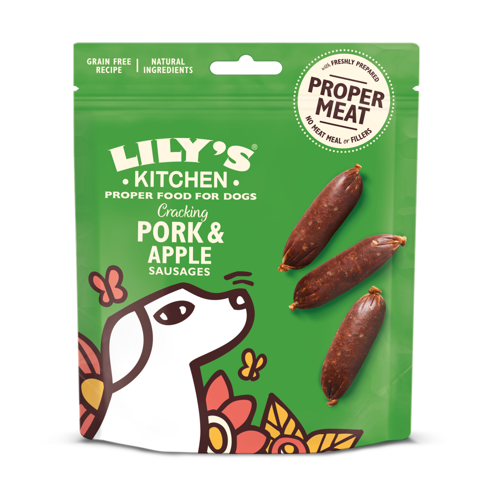 Lily's Kitchen Dog Pork & Apple Sausages 70g
