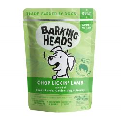 Barking Heads Chop Lickin' Lamb Pouches 300g