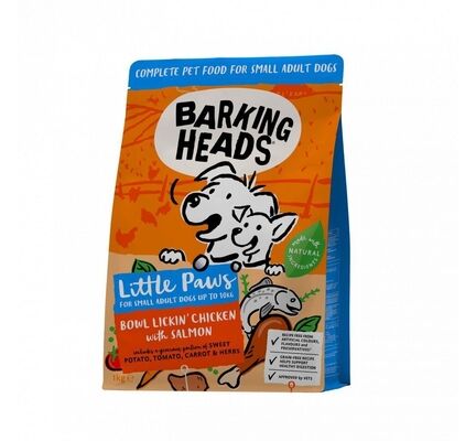 Barking Heads Little Paw Bowl Lickin' Chicken & Salmon 1kg